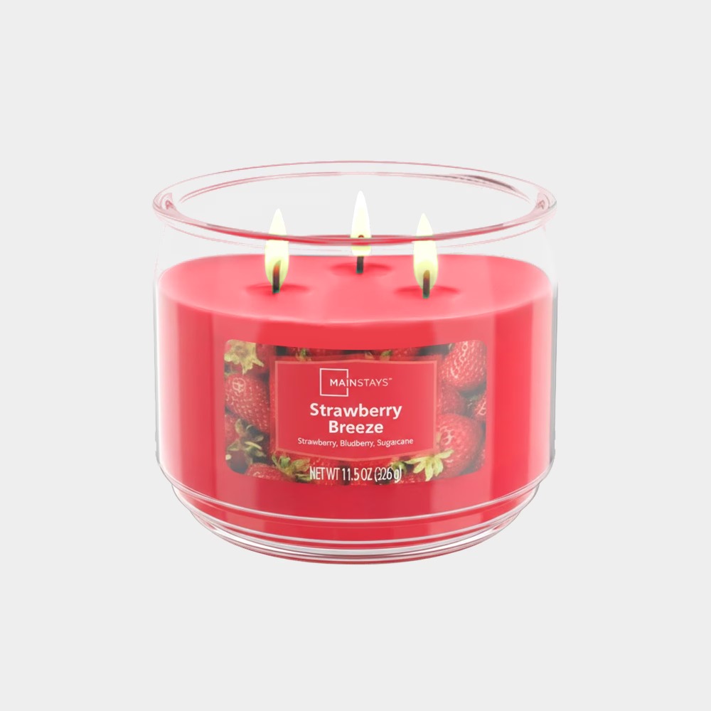 Candle Supplies Glass Jars - Ароматическая свеча Strawberry Breeze в стеклянной