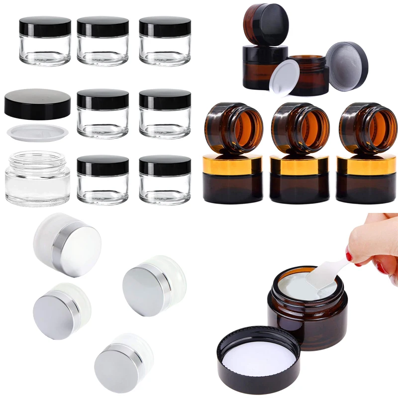 Candle Supplies Glass Jars - 5 шт. 5 г-100 г мини