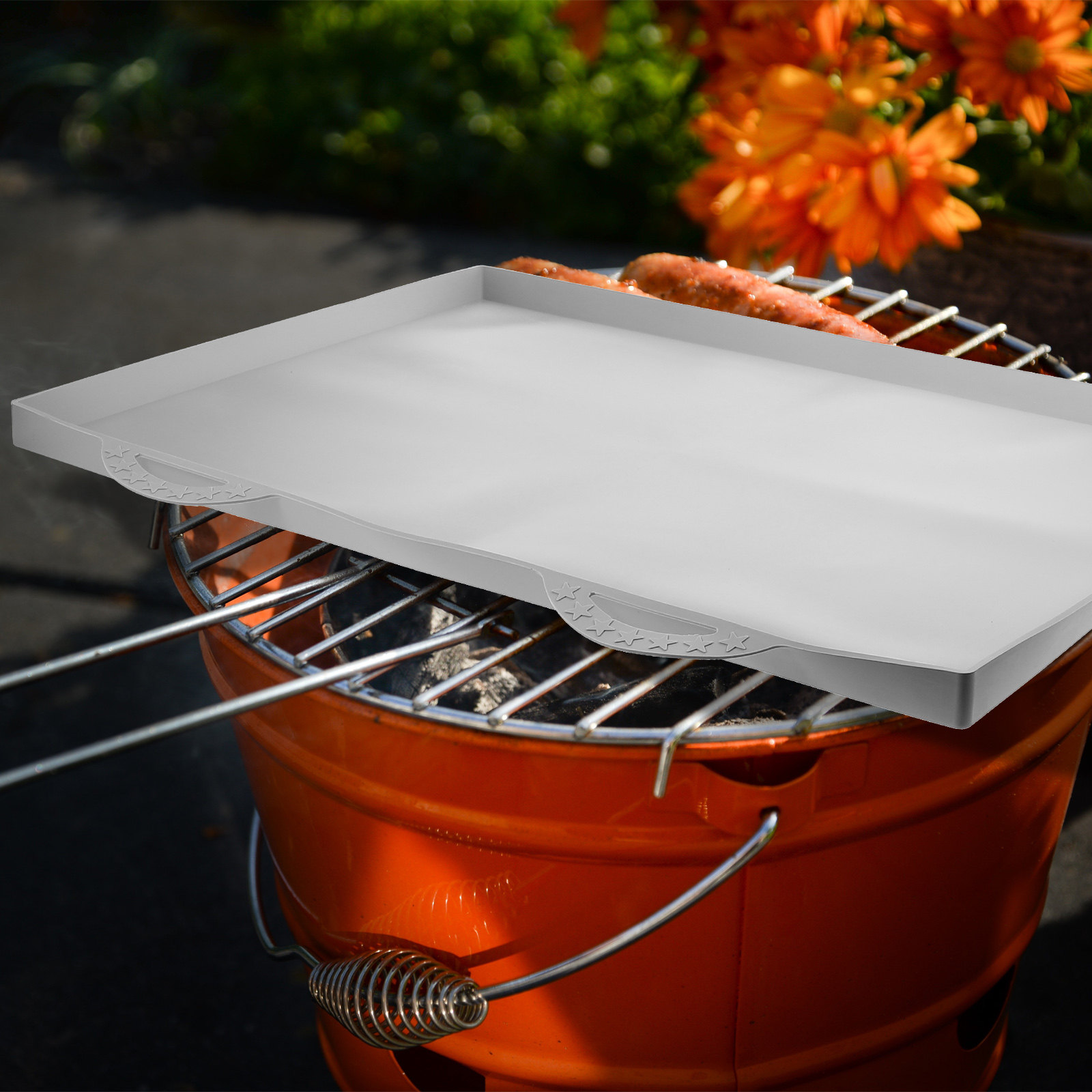 Heat Resistant Mat - Силиконовый коврик для гриля, прочный, многоразовый,