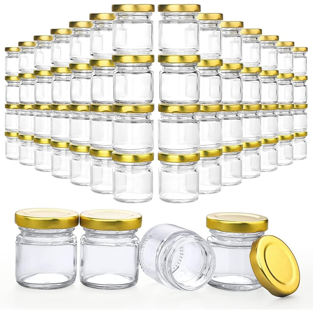 Candle Supplies Glass Jars - Маленькие стеклянные банки с крышками, мини-банки