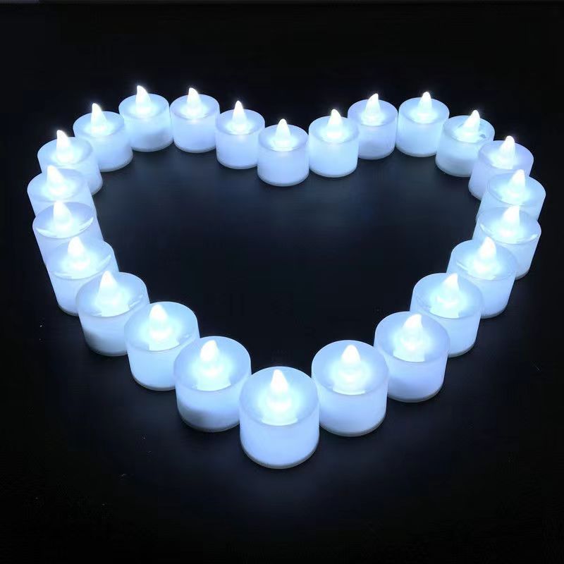 Candle Quotes - Светодиодные беспламенные свечи на батарейках, имитация