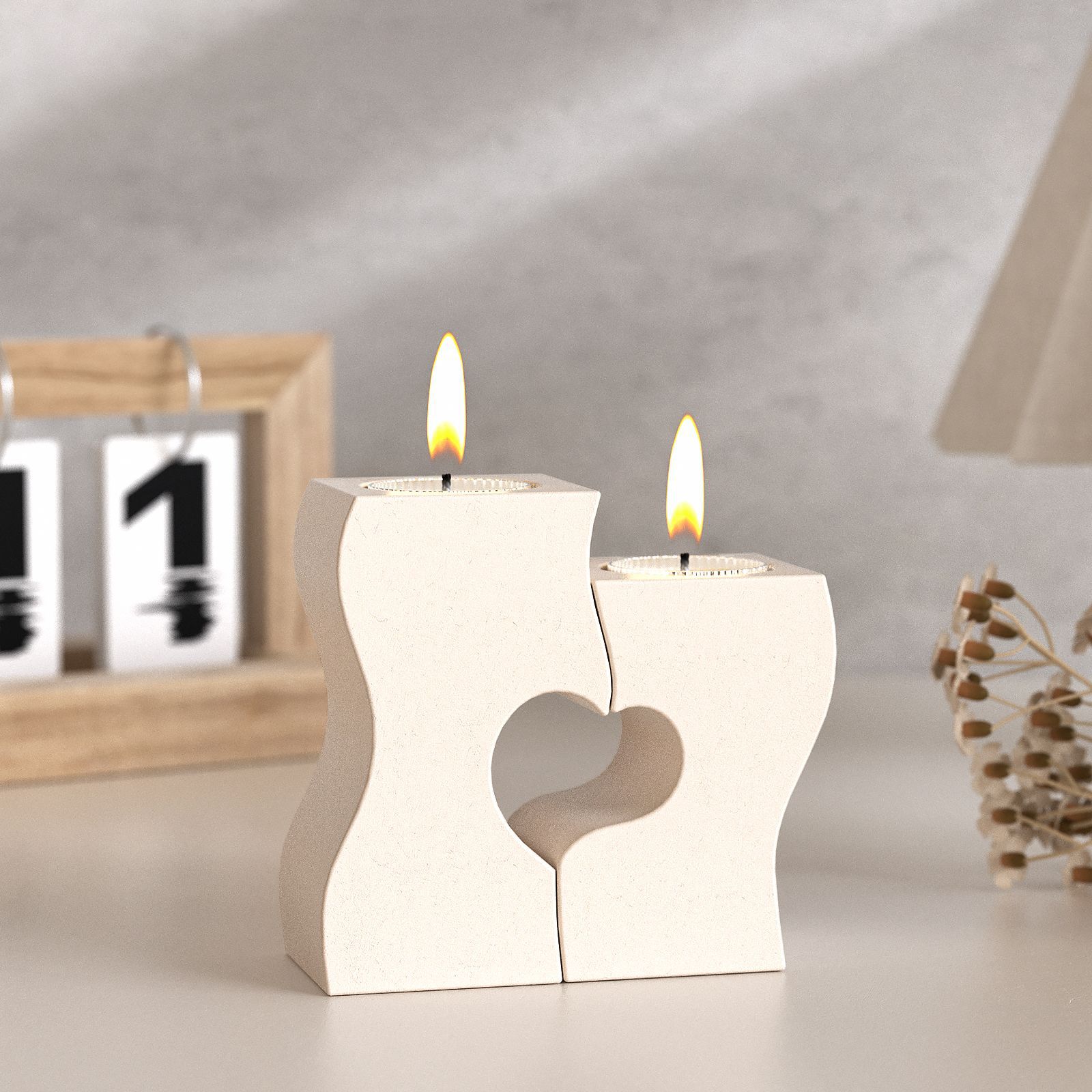 Candle Quotes - S сердце подсвечник силиконовые формы DIY