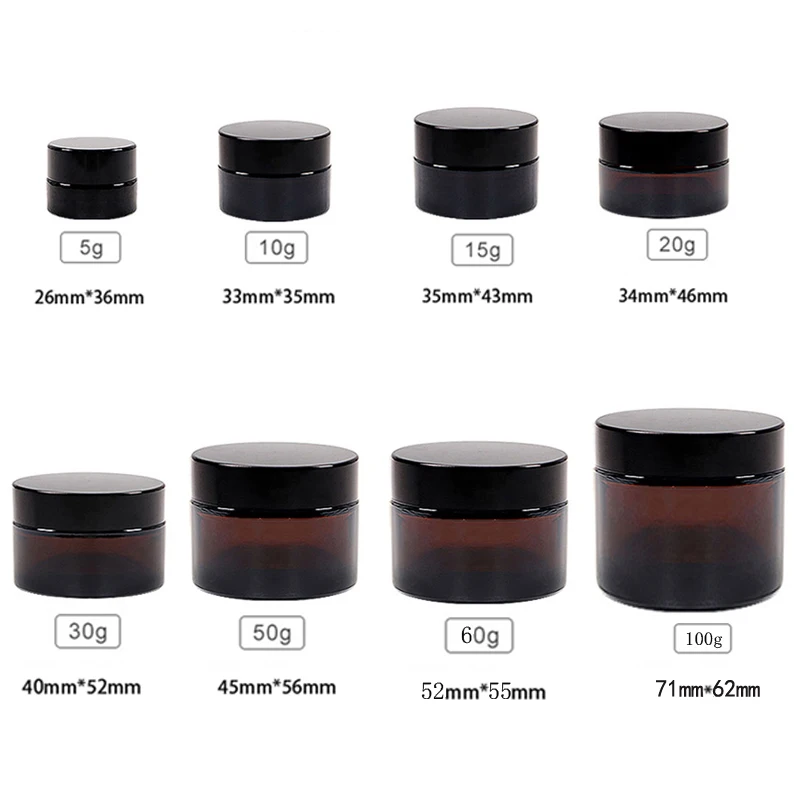 Набор из 5 янтарных стеклянных – обзор и цена Candle Supplies Glass Jars