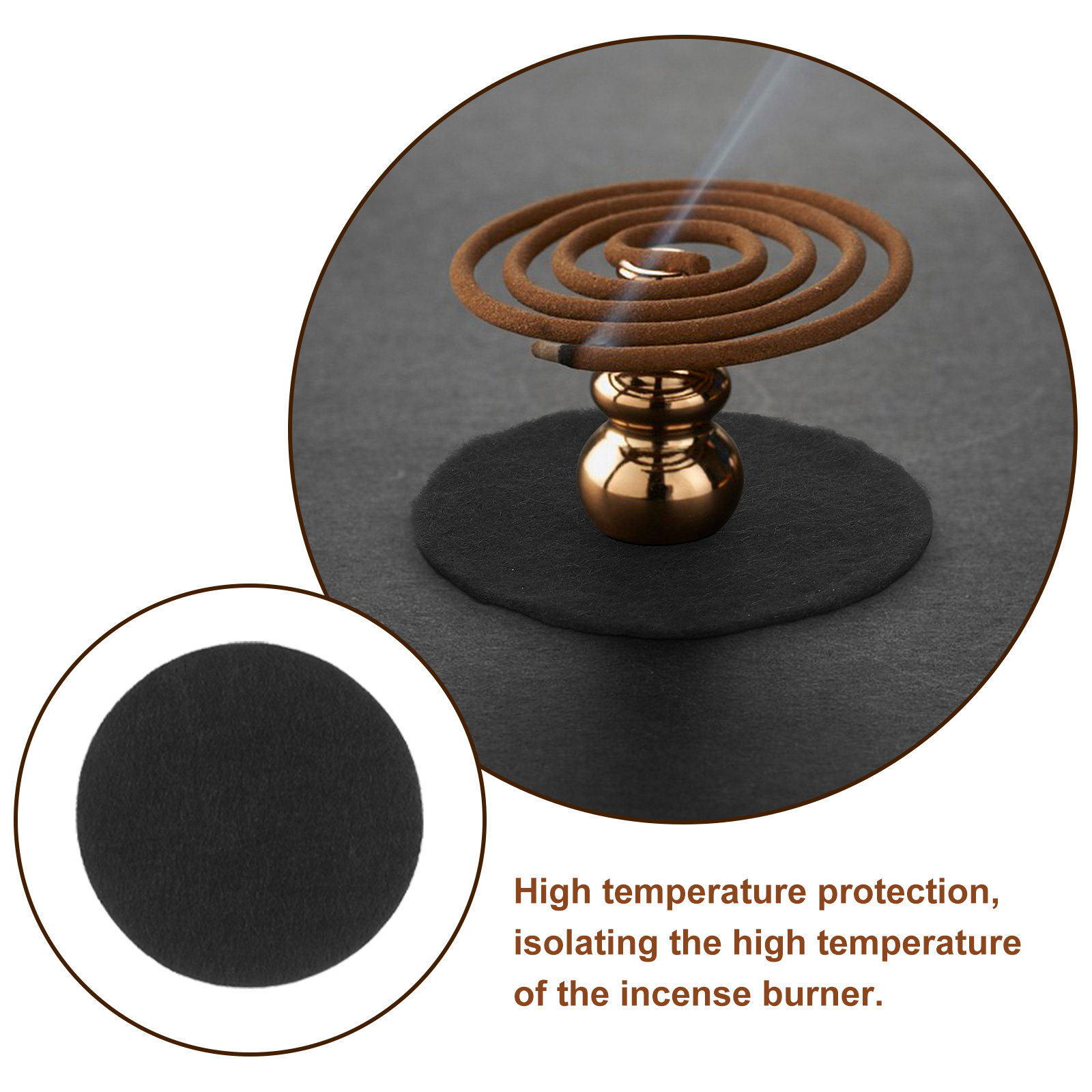100 шт. черных термостойких ог – обзор и цена Heat Resistant Mat