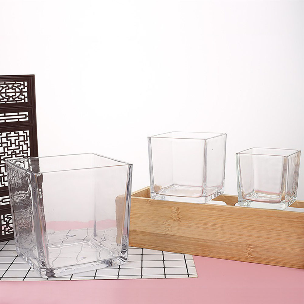 Геометрический квадратный подс – обзор и цена Candle Supplies Glass Jars